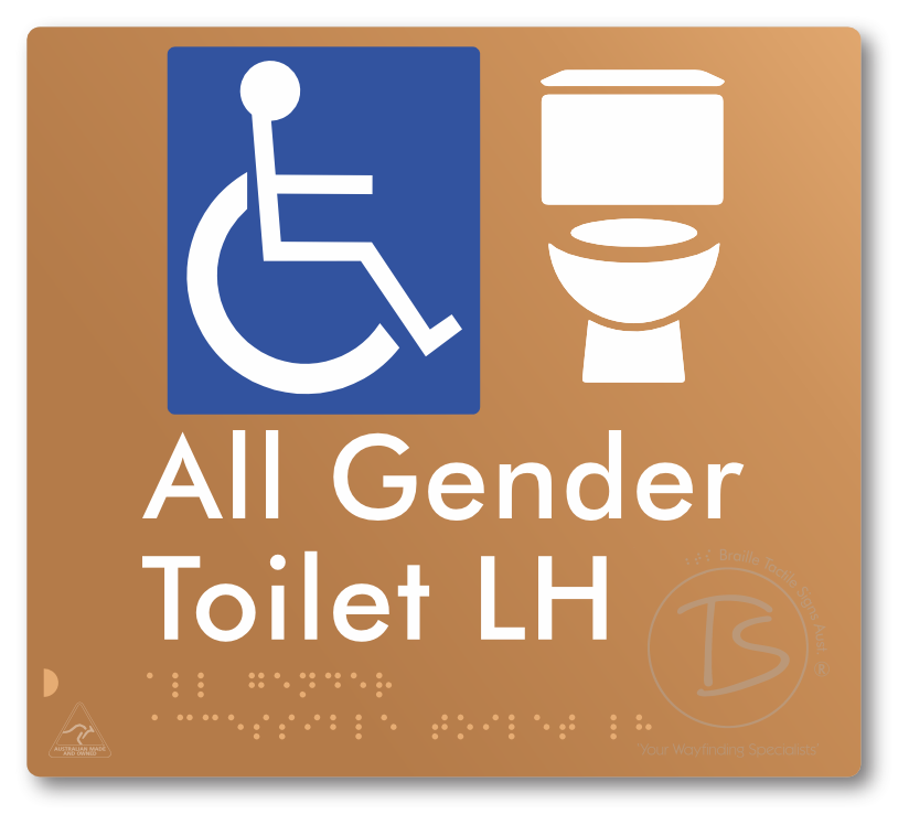 All Gender Accessible Toilet LH or RH
