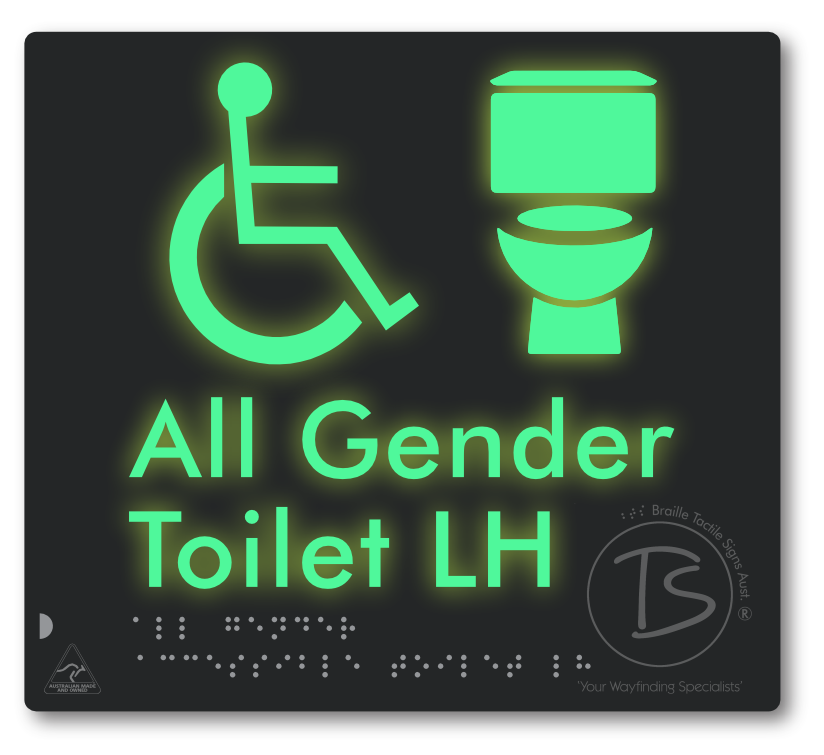 All Gender Accessible Toilet LH or RH