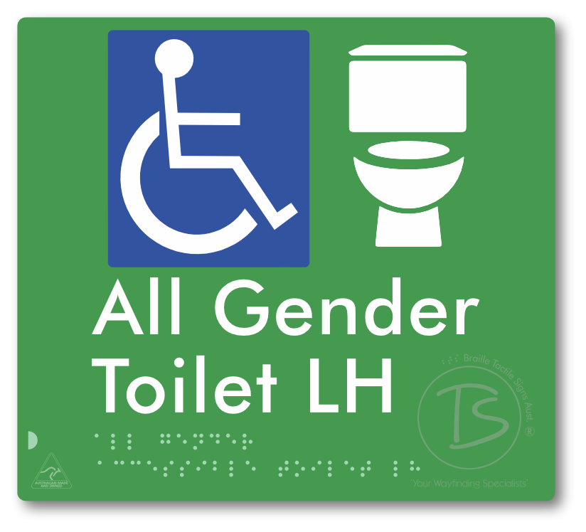 All Gender Accessible Toilet LH or RH