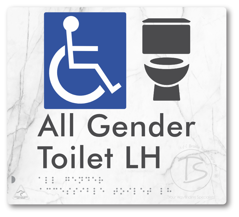 All Gender Accessible Toilet LH or RH