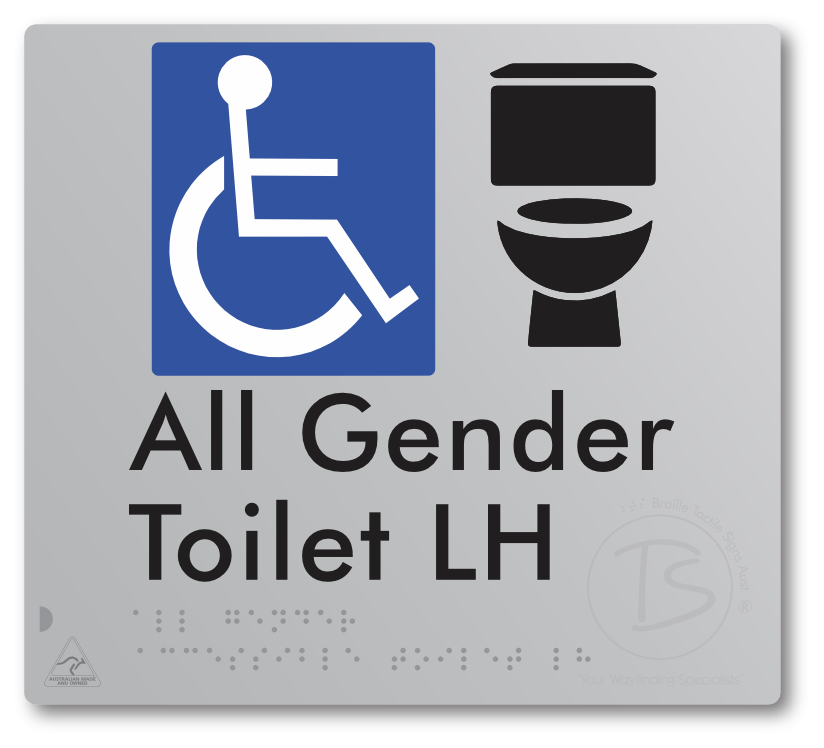 All Gender Accessible Toilet LH or RH