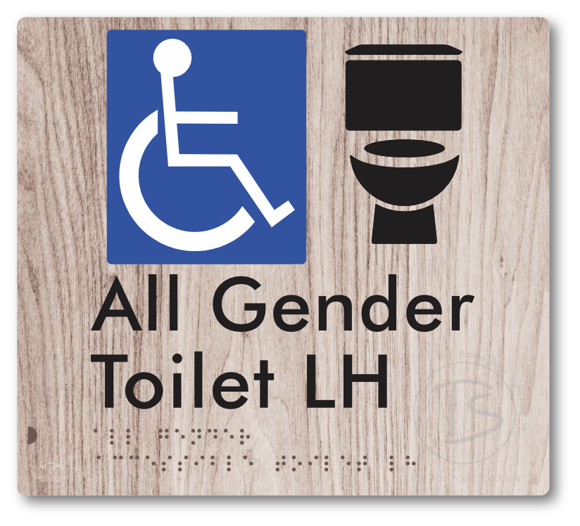 All Gender Accessible Toilet LH or RH