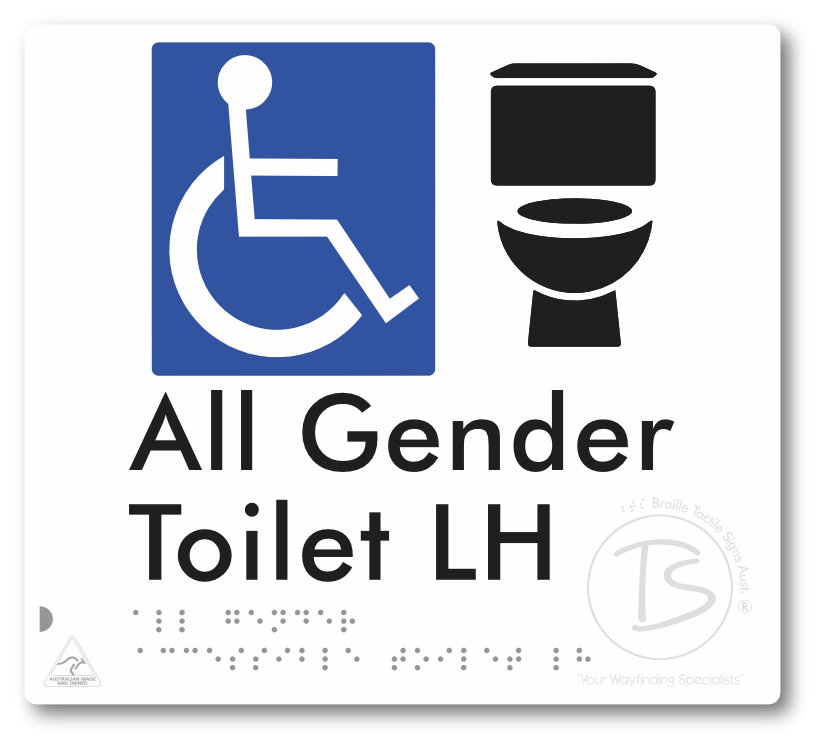 All Gender Accessible Toilet LH or RH