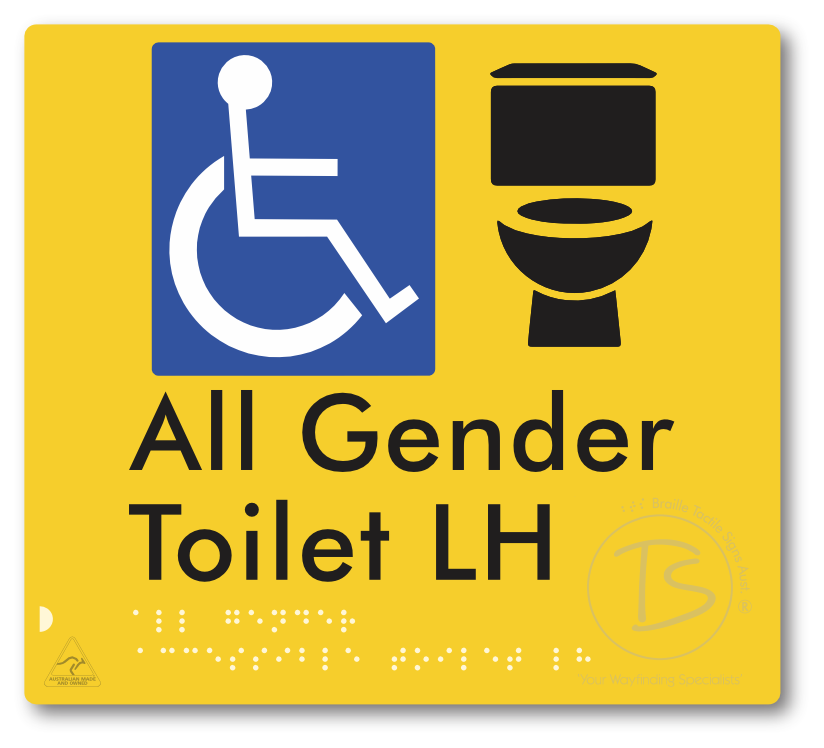 All Gender Accessible Toilet LH or RH