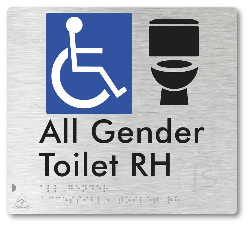 All Gender Accessible Toilet LH or RH