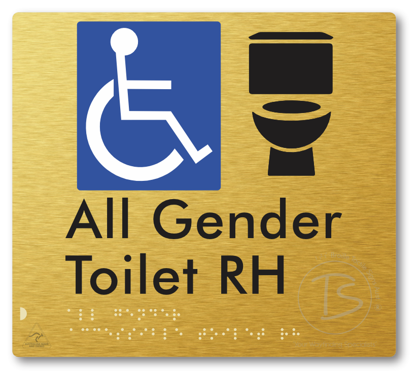 All Gender Accessible Toilet LH or RH