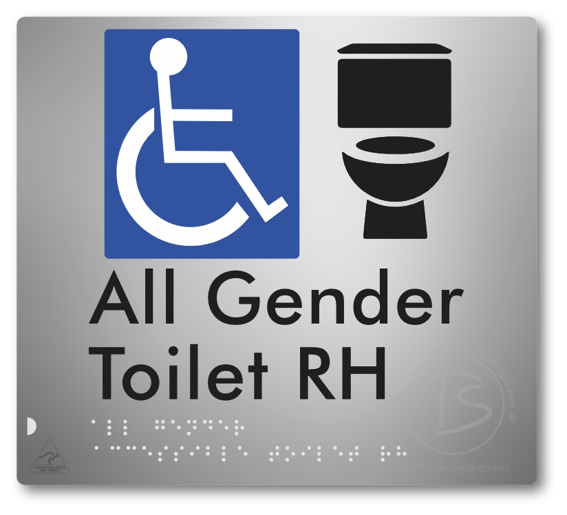 All Gender Accessible Toilet LH or RH