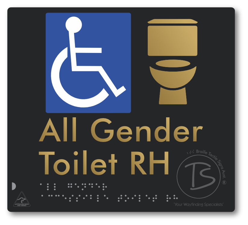 All Gender Accessible Toilet LH or RH