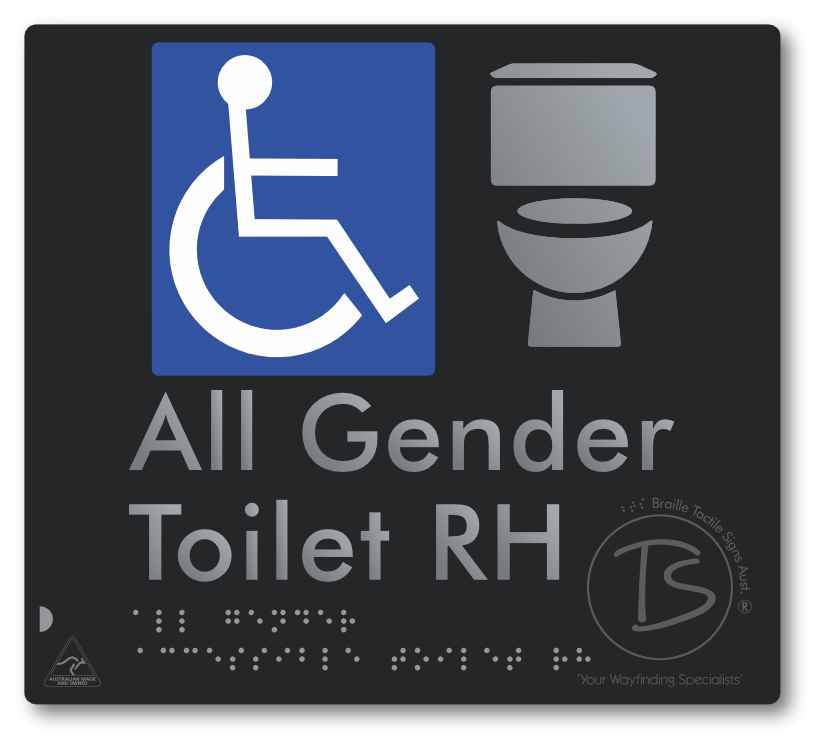 All Gender Accessible Toilet LH or RH