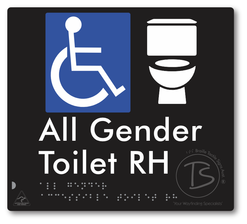 All Gender Accessible Toilet LH or RH