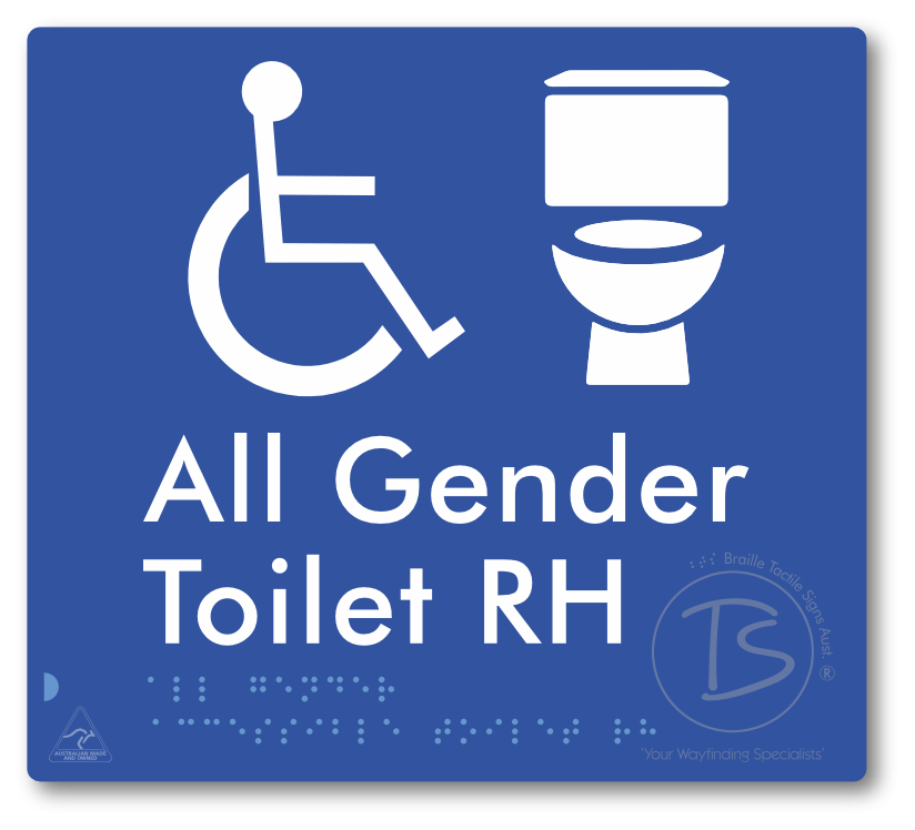 All Gender Accessible Toilet LH or RH