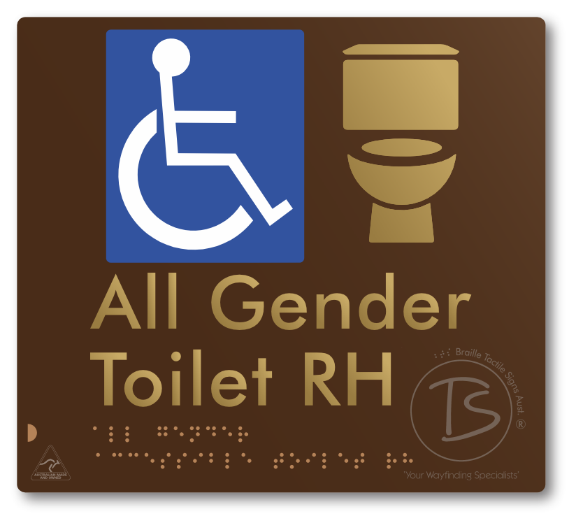 All Gender Accessible Toilet LH or RH