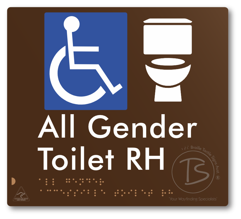 All Gender Accessible Toilet LH or RH