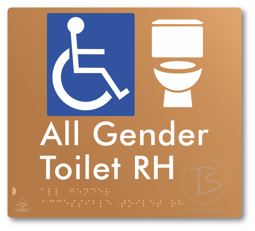 All Gender Accessible Toilet LH or RH