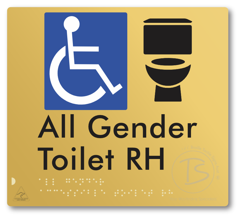 All Gender Accessible Toilet LH or RH