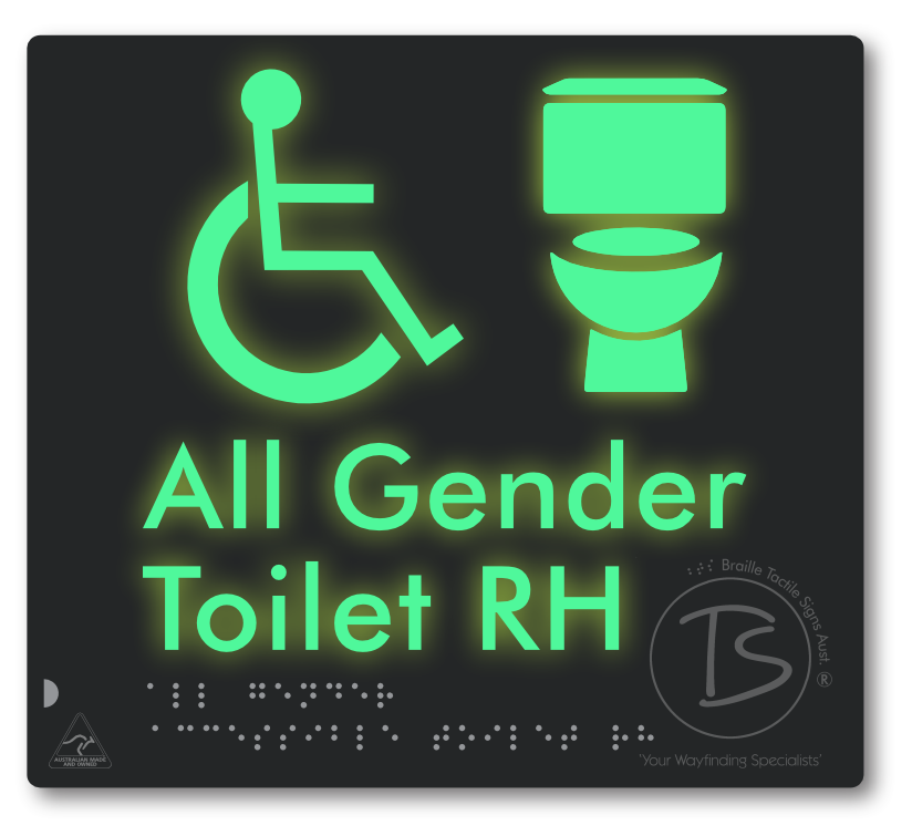 All Gender Accessible Toilet LH or RH