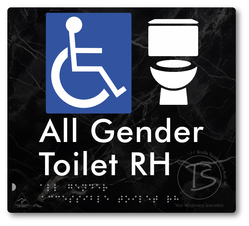 All Gender Accessible Toilet LH or RH