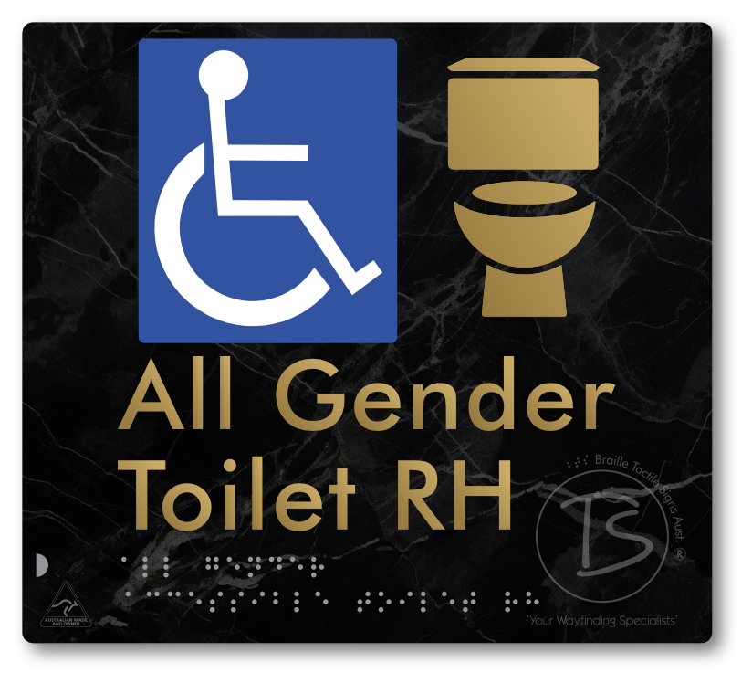 All Gender Accessible Toilet LH or RH