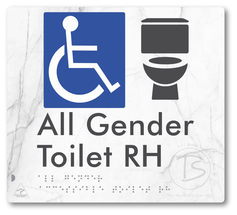 All Gender Accessible Toilet LH or RH