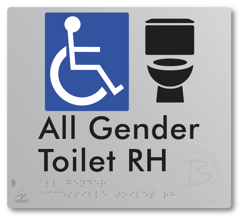 All Gender Accessible Toilet LH or RH