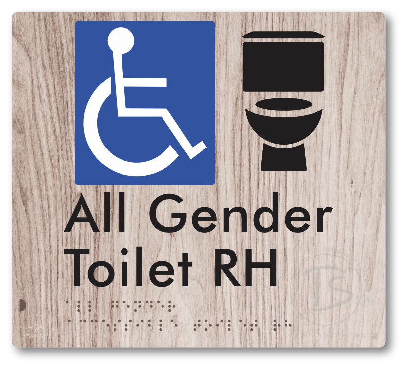 All Gender Accessible Toilet LH or RH