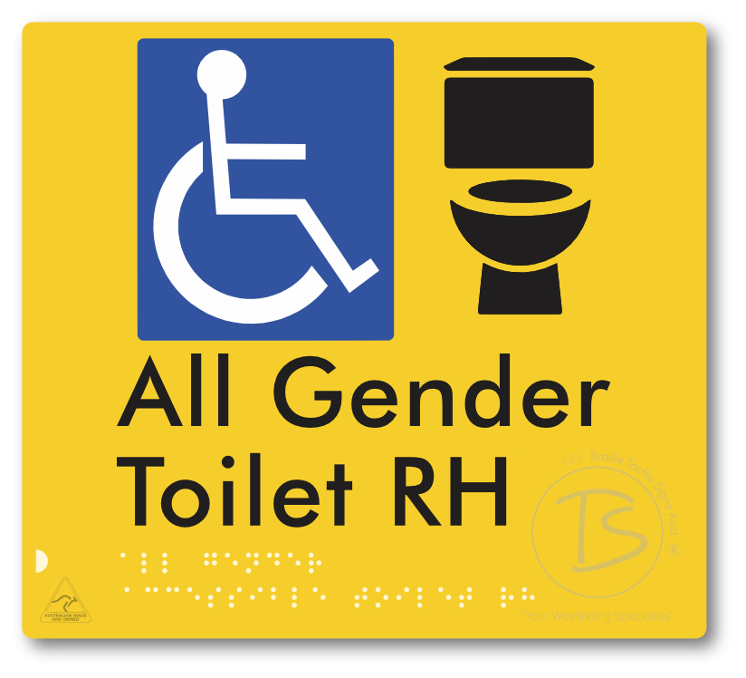 All Gender Accessible Toilet LH or RH