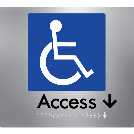 Accessible Entry w/ Small Arrow