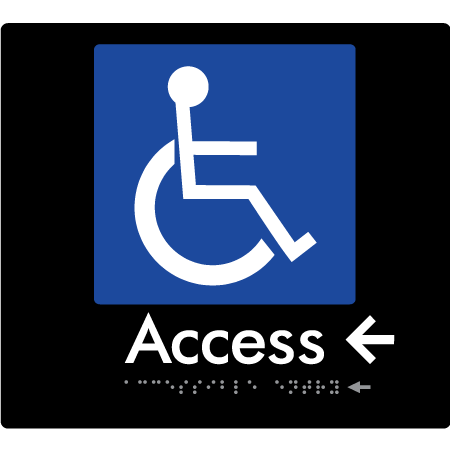 Accessible Entry w/ Small Arrow