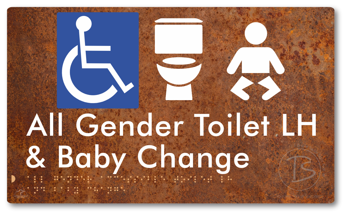 All Gender Accessible Toilet LH or RH & Baby Change
