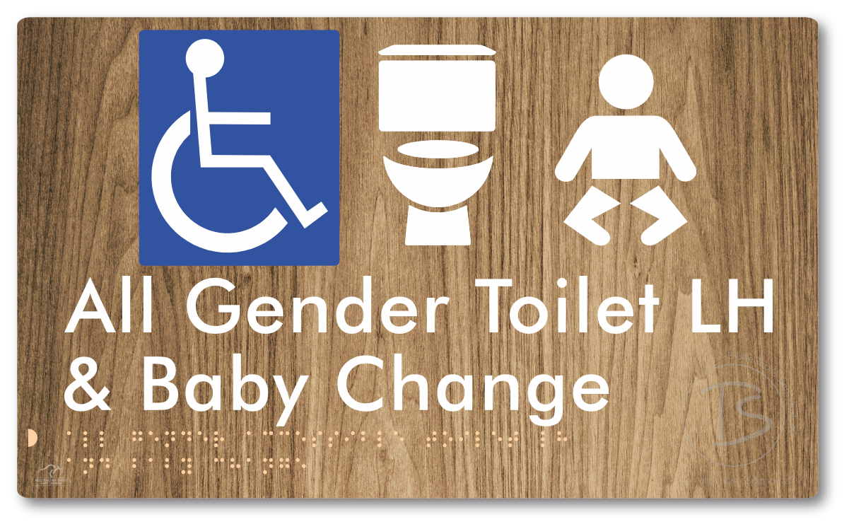 All Gender Accessible Toilet LH or RH & Baby Change