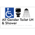 All Gender Accessible Toilet LH / RH & Shower