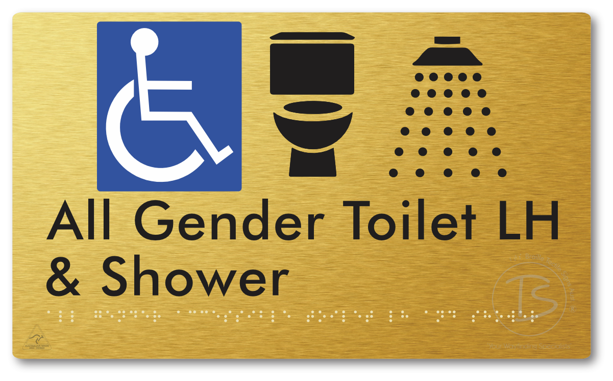All Gender Accessible Toilet LH or RH & Shower