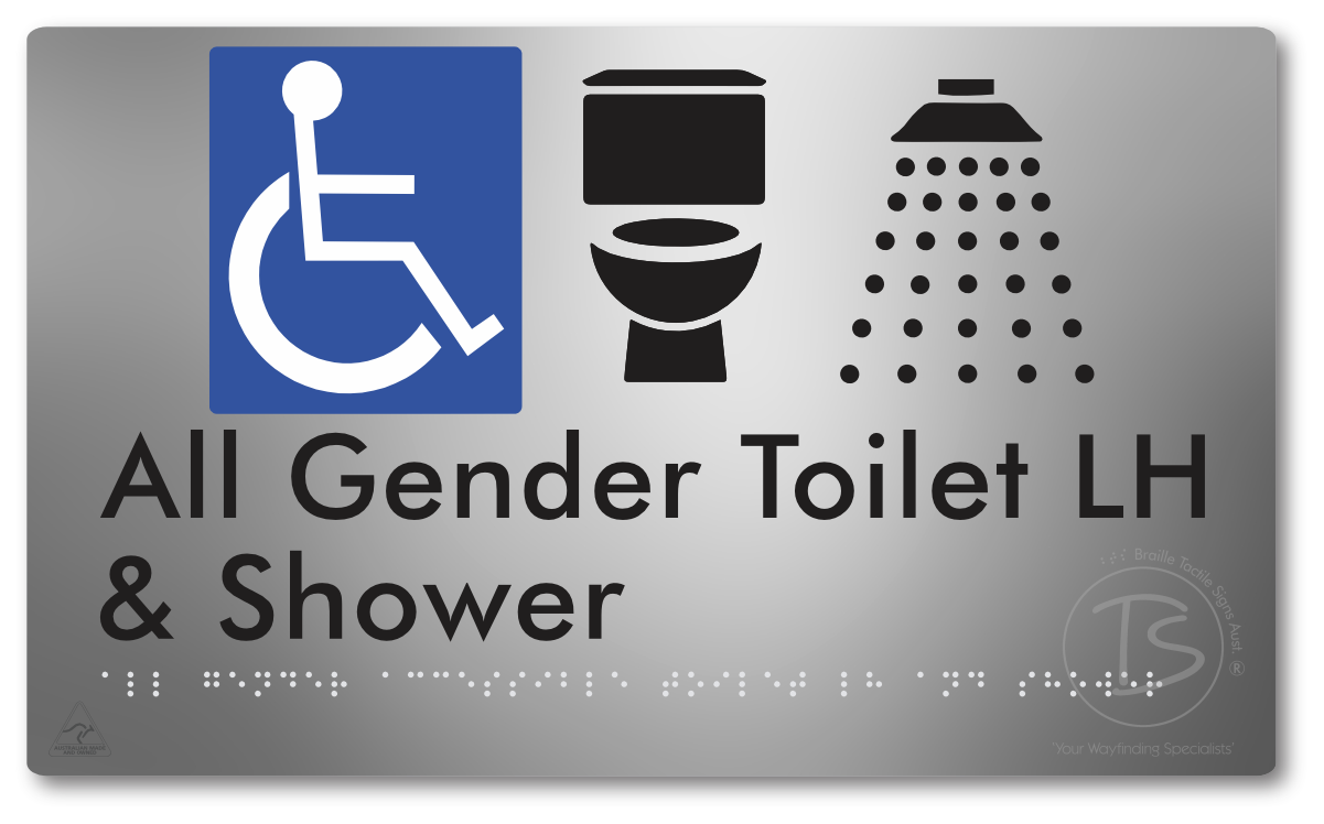 All Gender Accessible Toilet LH or RH & Shower