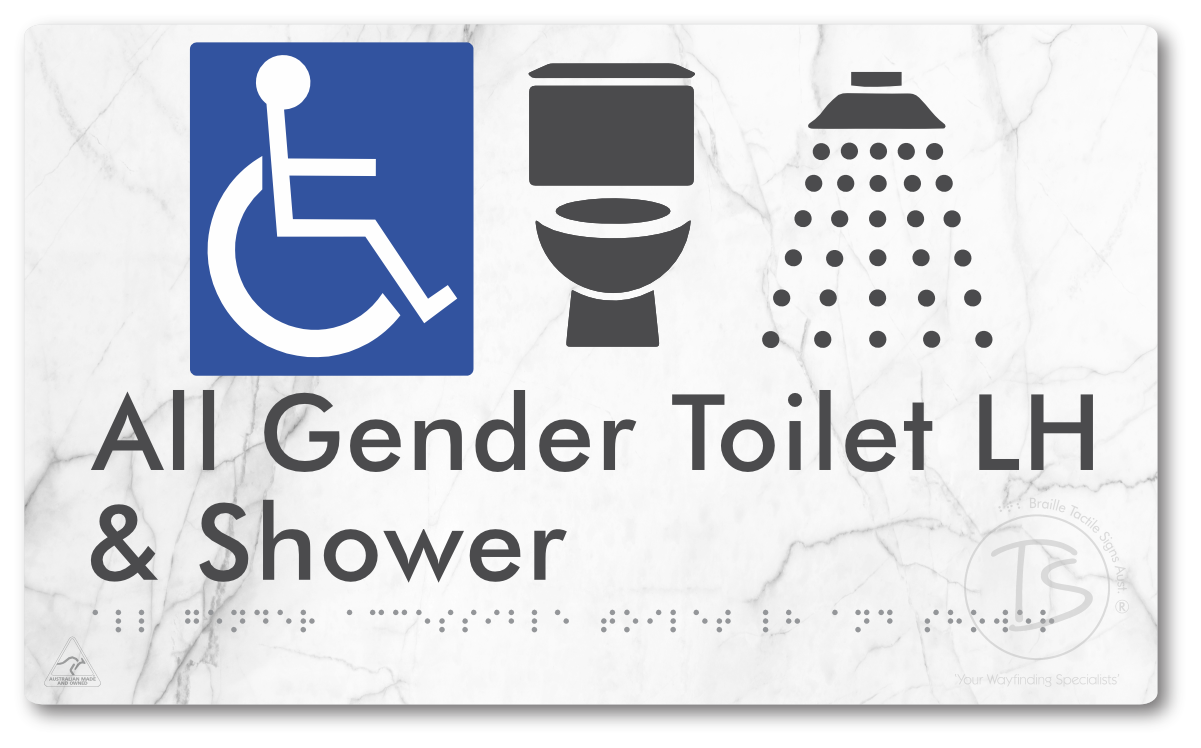 All Gender Accessible Toilet LH or RH & Shower