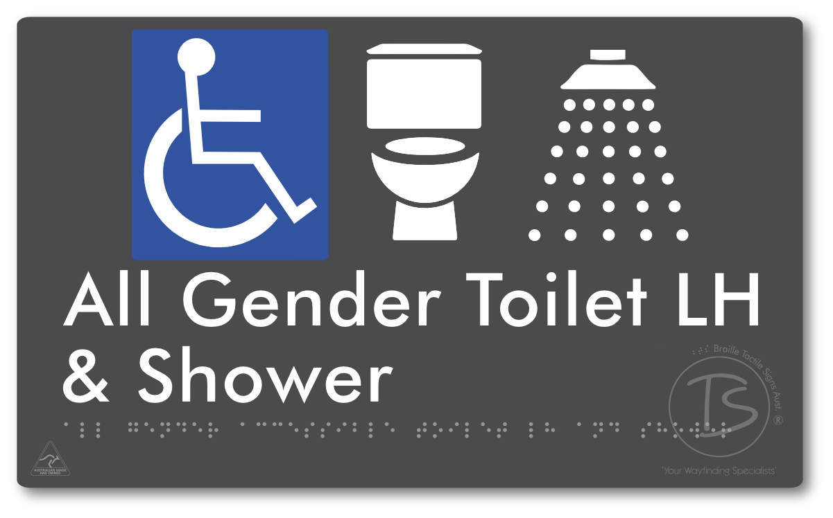 All Gender Accessible Toilet LH or RH & Shower