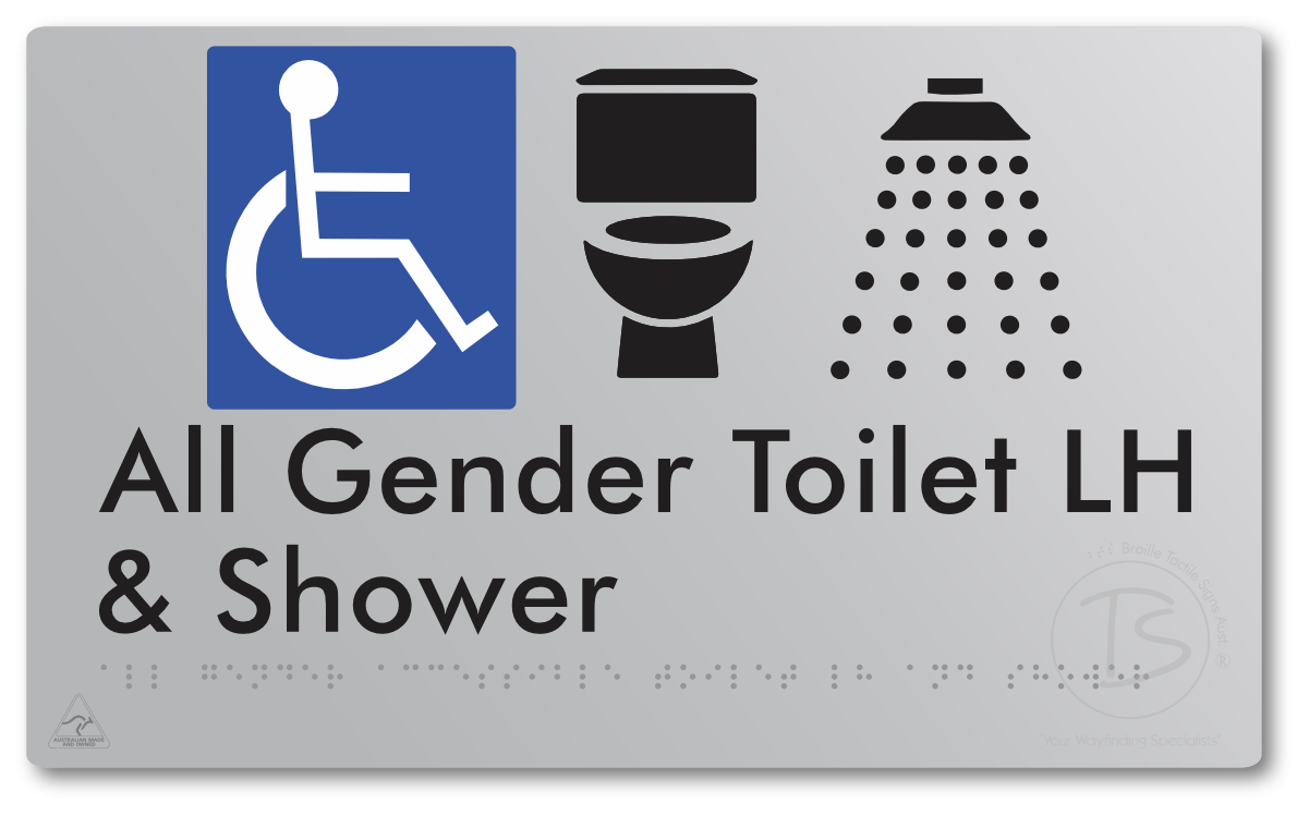 All Gender Accessible Toilet LH or RH & Shower
