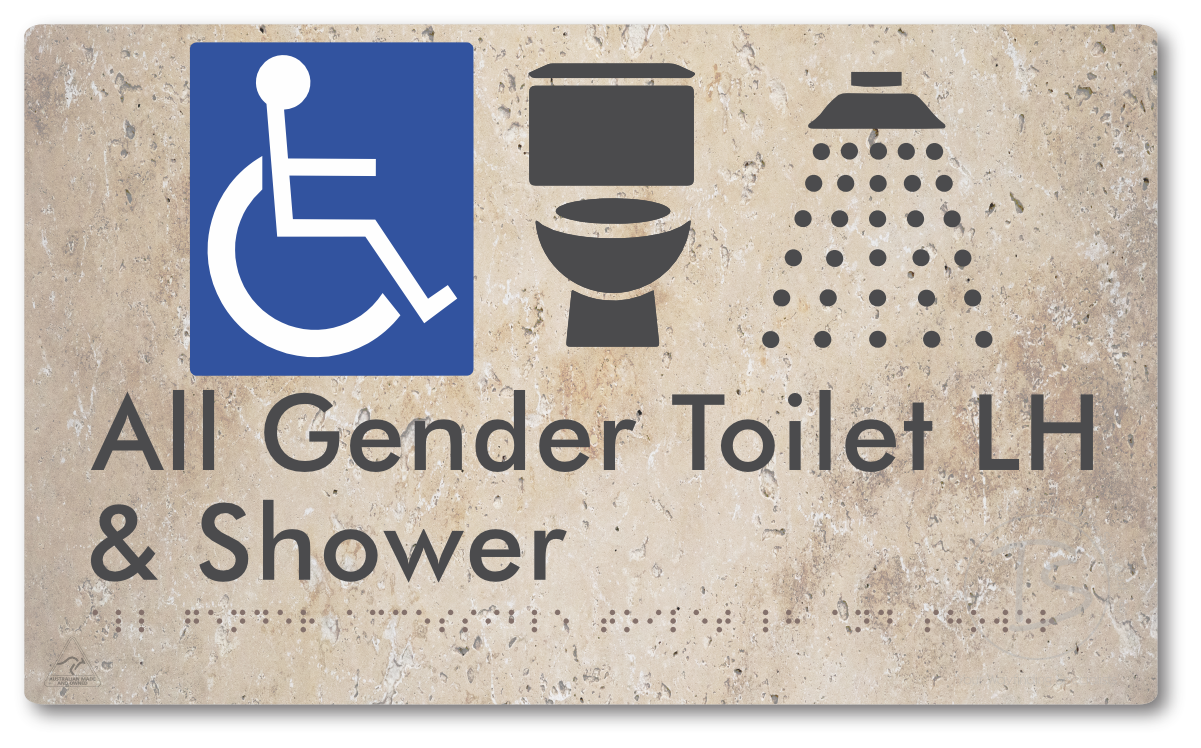All Gender Accessible Toilet LH or RH & Shower