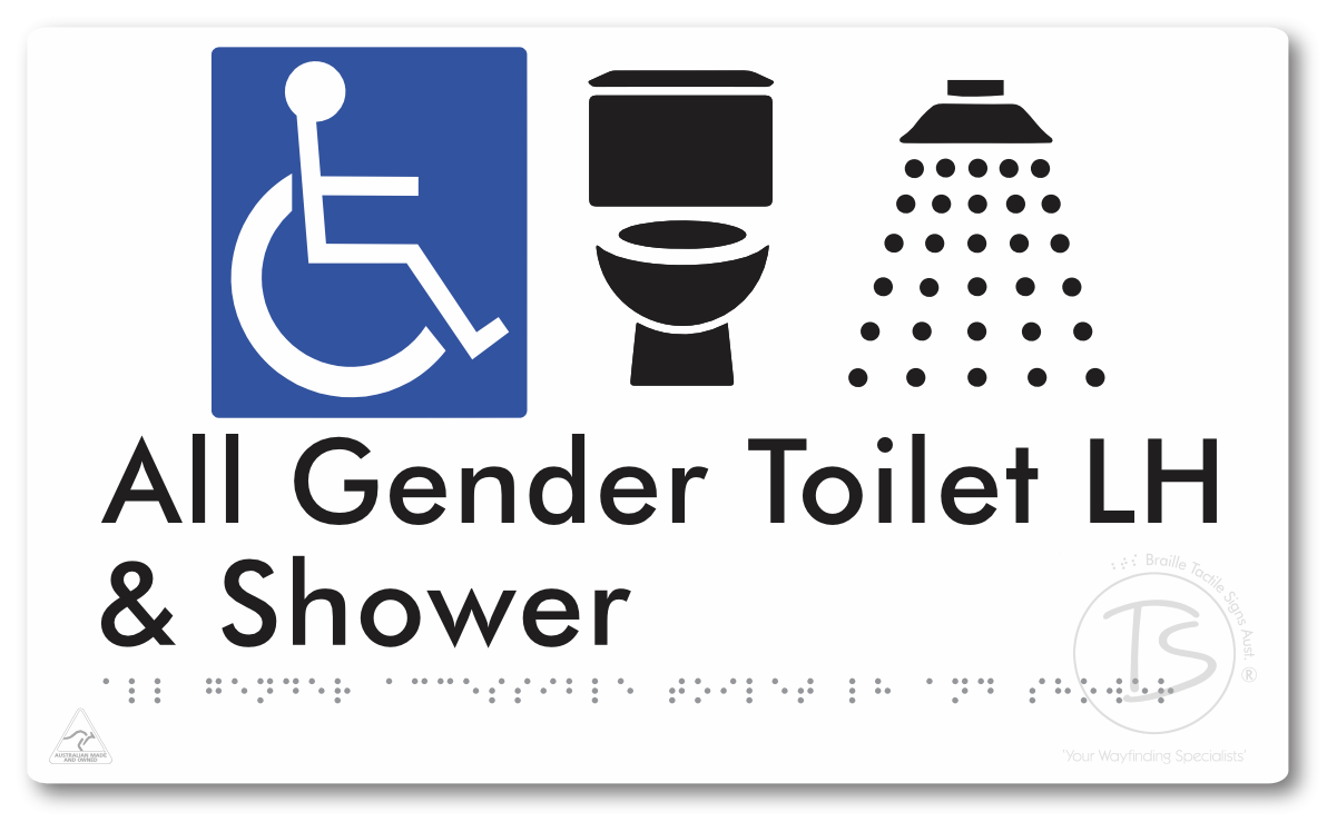 All Gender Accessible Toilet LH or RH & Shower
