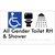 All Gender Accessible Toilet LH / RH & Shower