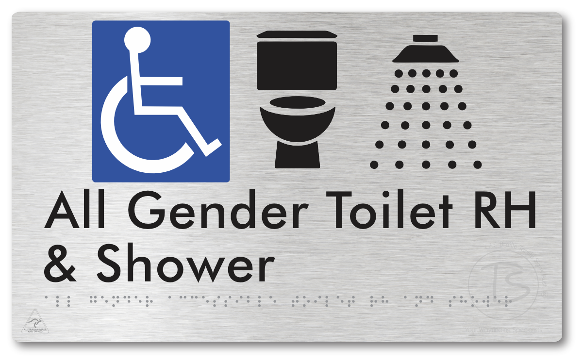 All Gender Accessible Toilet LH or RH & Shower