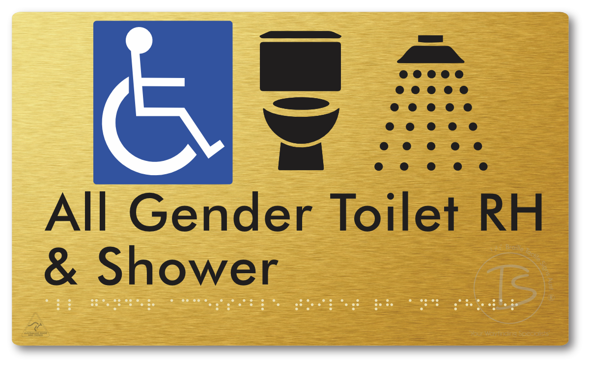 All Gender Accessible Toilet LH or RH & Shower