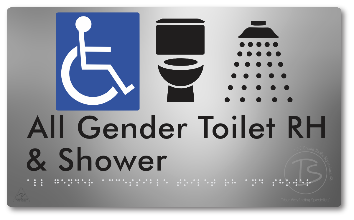 All Gender Accessible Toilet LH or RH & Shower