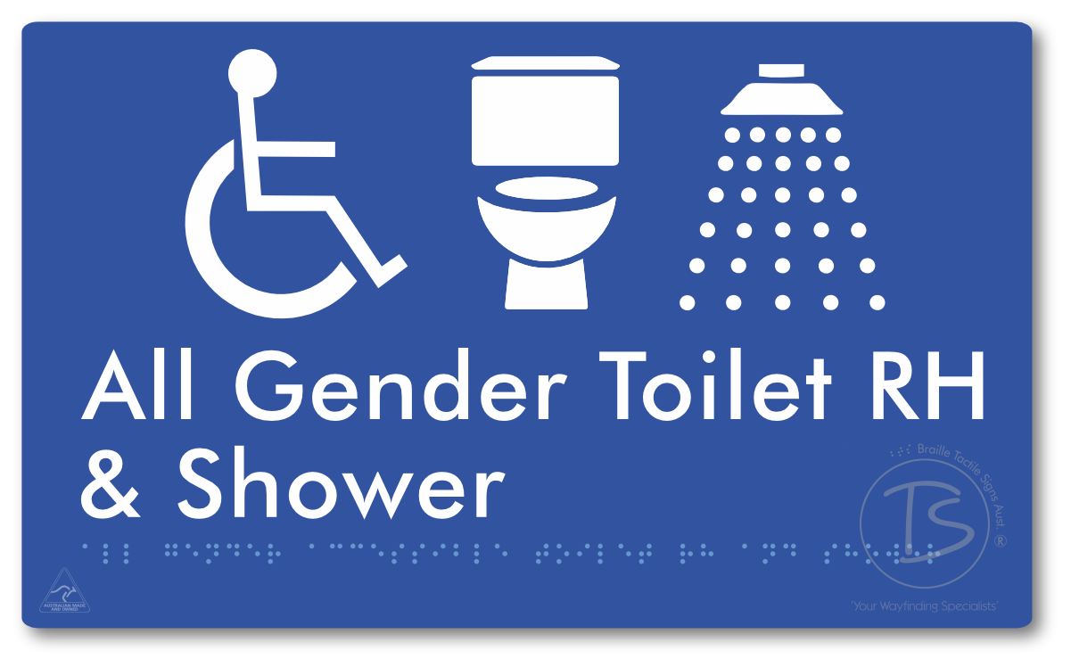 All Gender Accessible Toilet LH or RH & Shower