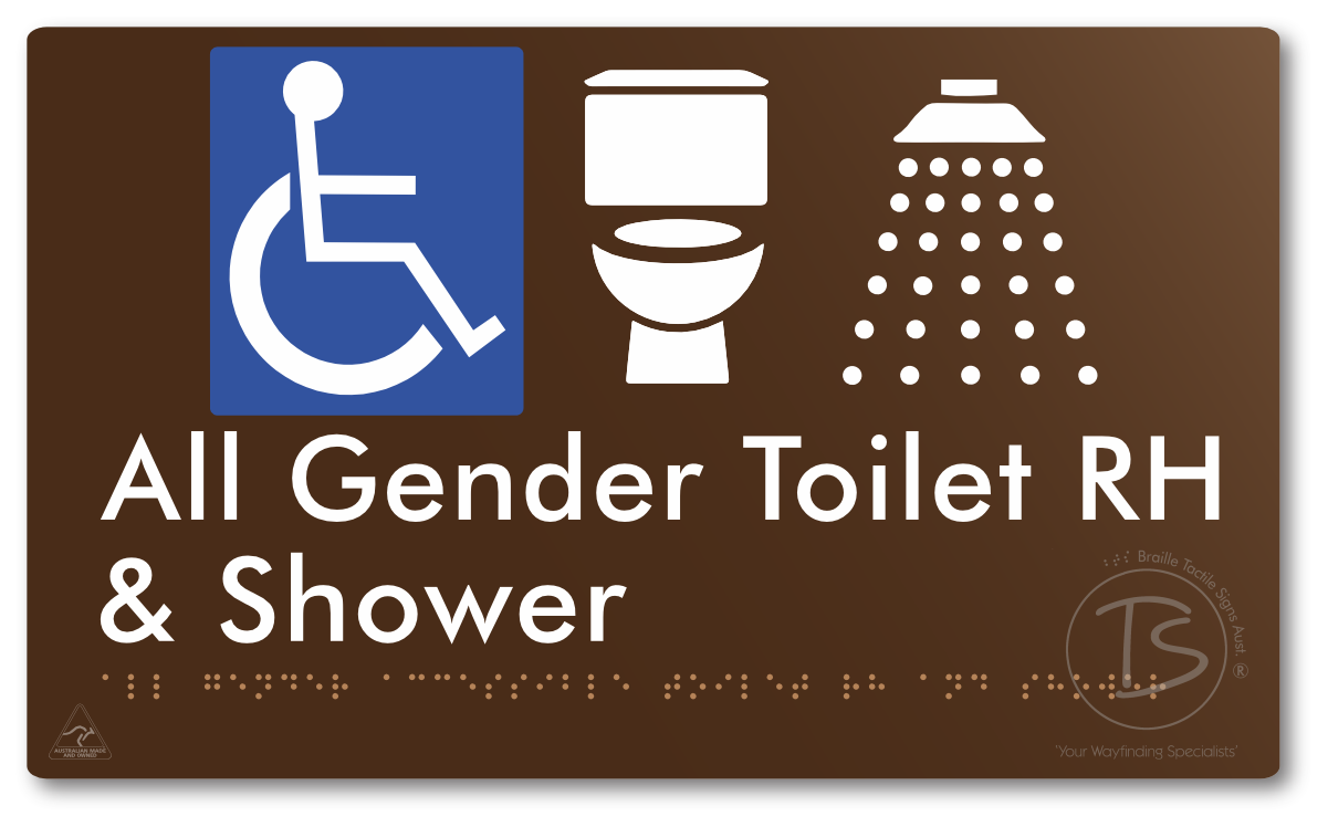 All Gender Accessible Toilet LH or RH & Shower