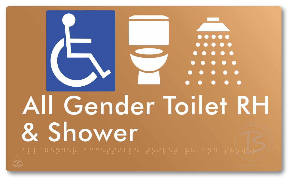 All Gender Accessible Toilet LH or RH & Shower