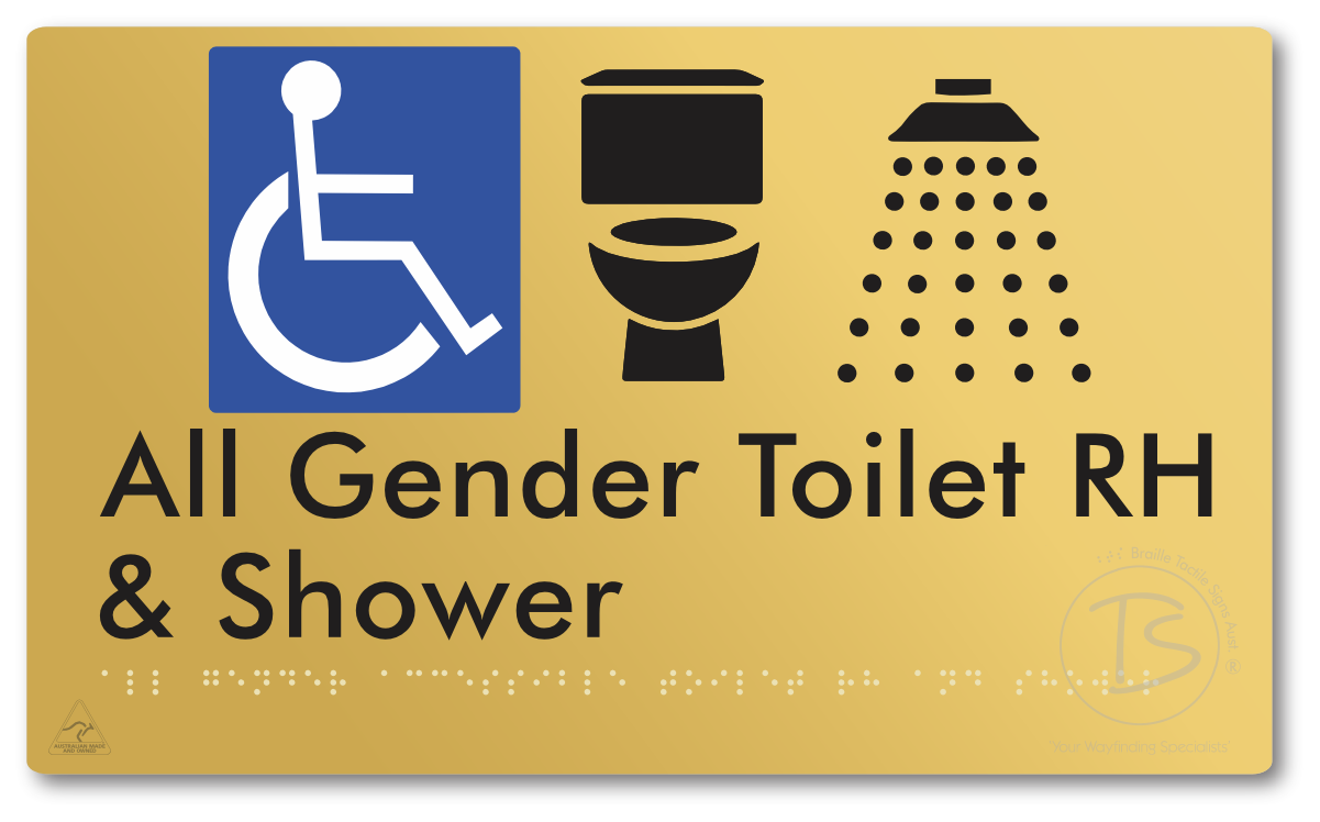 All Gender Accessible Toilet LH or RH & Shower