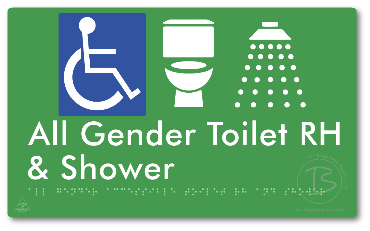 All Gender Accessible Toilet LH or RH & Shower