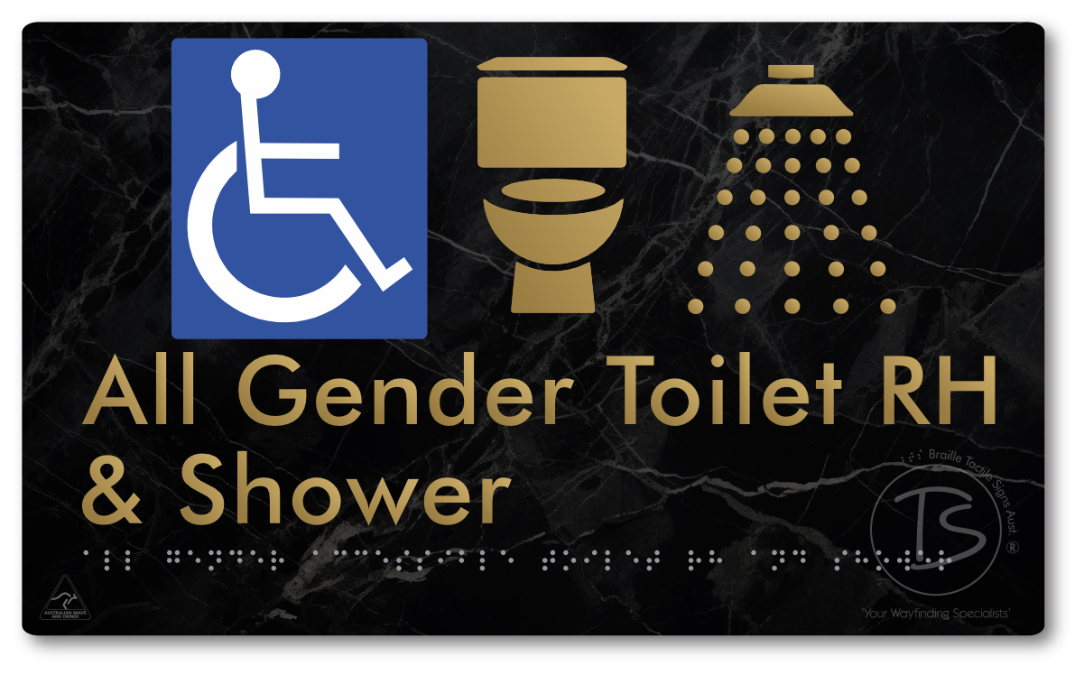 All Gender Accessible Toilet LH or RH & Shower