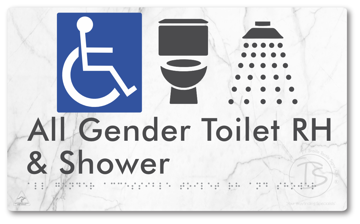 All Gender Accessible Toilet LH or RH & Shower