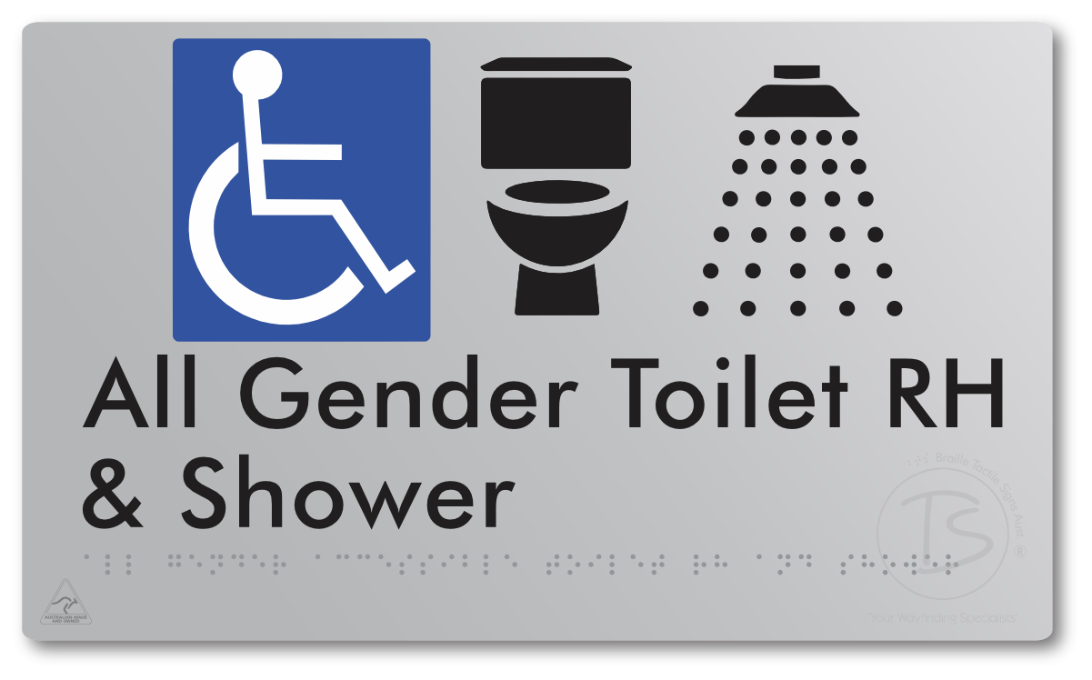 All Gender Accessible Toilet LH or RH & Shower
